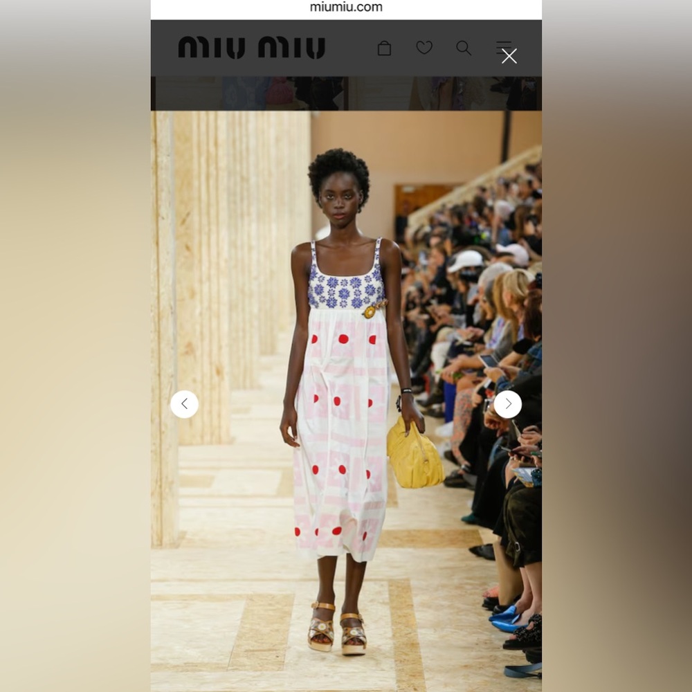 MIU MIU Platform Leather Sandals 37 - Picture 6 of 15